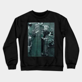 A Nurses Roll - Drawing by Avril Thomas - Adelaide Artist Crewneck Sweatshirt